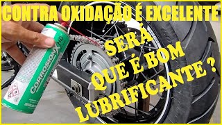 Corrosion X para lubrificar corrente de moto [upl. by Aneles490]