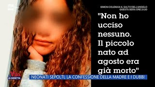 Neonati sepolti la confessione della madre e i dubbi  La Vita in diretta  18092024 [upl. by Levitus158]