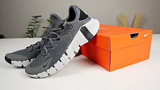 UnboxingReviewing The Nike Free Metcon 4 On Feet 4K [upl. by Leverett]