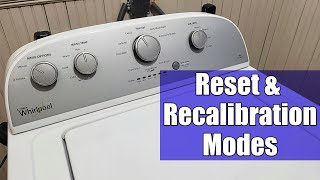 How to Do a Whirlpool Washer Reset amp Recalibration [upl. by Theobald]