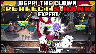 CUPHEAD  BEPPI THE CLOWN  EXPERT  S RANK  PERFECT  NO HIT  CARNIVAL KERFUFFLE [upl. by Onoitna]