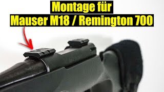 🔧 Montage Schiene  Mauser M18  Remington 700 [upl. by Sybil685]