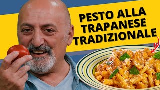 Pesto alla trapanese tradizionale [upl. by Hannahsohs]