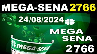 Dicas de ouro  Mega Sena 2766 2024 Sorteio PALPITES Premiação [upl. by Ingunna]