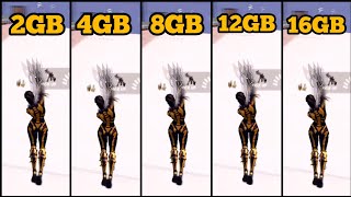 FORTNITE RAM COMPARISON 2GB VS 4GB VS 8GB VS 12GB VS 16GB [upl. by Gristede]