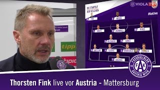 Thorsten Fink live vor Austria  Mattersburg [upl. by Janet]