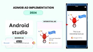 AdMob Ad Best implementation 2024  Bannar Ads InterstitialAd in Android Studio [upl. by Moyers]