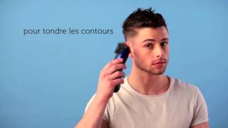 Tutoriel coupe cheveux homme  Side Swept et dégradé avec la tondeuse Precison Cut HC5900 [upl. by Anawit]