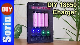 My DIY 18650 Battery Charger [upl. by Nibot125]