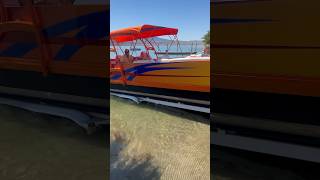 Lake Havasu Pontoon Boat Launch with Mr Beast boat fishing shark craft diy havasulife hiking [upl. by Arze]