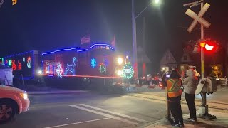 2022 CP Holiday train 02H arrival into Hamilton  Railfaning in Canada special [upl. by Riamu]