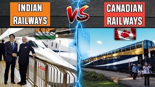 Indian Railways VS Canadian Railways  Train 18  Bullet Train India [upl. by Groome]