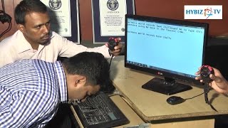 Khursheed Hussain Nose Typing Sets Guinness World Record 2015  Hybiztv [upl. by Iahs]