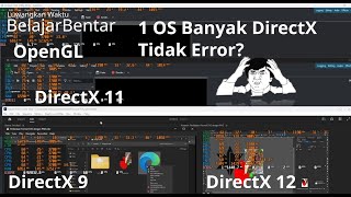 Install dan Menggunakan Banyak Versi Directx 9 10 11 12 Ultimate di Windows 1110 Tidak Error [upl. by Noeled778]