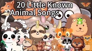 20 Little Known Animal Songs Nursery Rhymes amp Kids Songs [upl. by Yaniv]