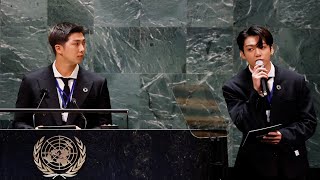 FULL SPEECH BTS at the United Nations Sustainable Development Goals Moment event [upl. by Bridget]