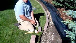 How to install a Paving Stone Border [upl. by Spillar]