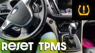 HOW TO Reset the TPMS on All 2011  2021 FORDS  Easy Method [upl. by Jamaal]