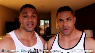 Sore Legs Is Killing My Upper Body Workouts Hodgetwins [upl. by Assirt]