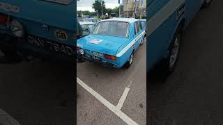 1966 Hillman Hunter recce car  from the LondonSydney rally Genuine apparently [upl. by Hailahk219]