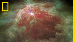 Fly Through a StarStudded Nebula In a New 3D Visualization  National Geographic [upl. by Ayor39]