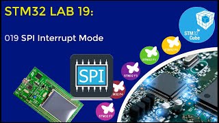 019 SPI Interrupt Mode STM32CubeIDE STLink STMStudio Debug [upl. by Ener173]