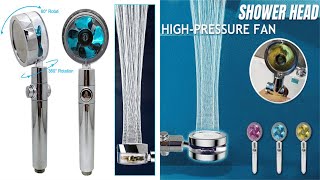 Pressurized shower head review 2021  Does it work？ [upl. by Anelyak]