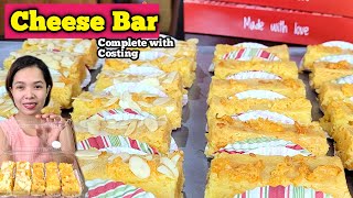 CHEESE BAR PANGNEGOSYO RECIPE With TIPID TIPS ATBP [upl. by Zuckerman]