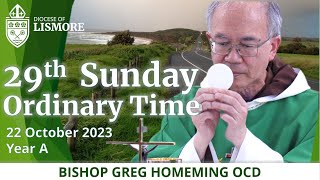 Catholic Mass Today 29th Sunday Ordinary Time 22 October 2023 Bishop Greg Homeming Lismore Australia [upl. by Milstone]