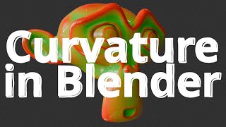 Curvature Masking with Nodes in Blender 4 [upl. by Artemahs556]