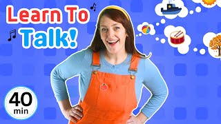 First Sentences For Toddlers  Play Sing amp Learn to Talk  Signs amp Gestures  Baby Learning Video [upl. by Ahtenek]