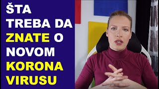 Šta treba da znate o novom korona virusu  dr Bojana Mandić [upl. by Anileba]