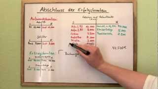 Erfolgskonten abschließen GUV  Teil 2 [upl. by Criswell145]