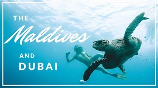 Dubai and Maldives Overwater Pool Villa [upl. by Otilopih]