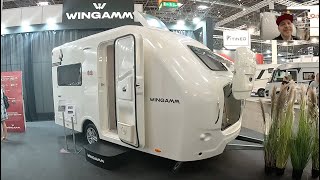 Wingamm Rookie L Caravan Salon 2024 Camping RV Camper travel trailer walkaround  interior V1991 [upl. by Ahsenid]