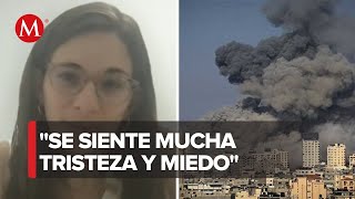 Mexicana en Israel saldrá por sus propios medios autoridades en México la ignoran [upl. by Cocke92]