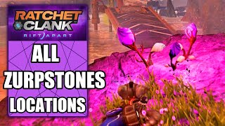 All Zurpstones Locations SPYBOT Help Trudi Optional Mission Sargasso Ratchet amp Clank Rift Apart [upl. by Lewak]