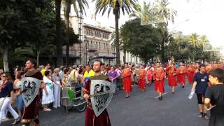 Cabalgata conmemoración de la llegada de los Reyes Católicos a Málaga [upl. by Etnod]