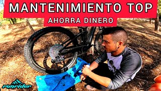 EL MEJOR MANTENIMIENTO PARA TU BICICLETA AHORRA DINERO 🫰🏻🤑 [upl. by Adorl]