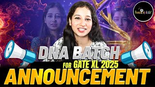 GATE Life Science 2025 Course Announcement II GATE XL 2025 I Bansal Biology II DNA BATCH FOR GATE XL [upl. by Aranahs721]