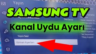 Samsung TV Kanal Uydu Ayarlama  Samsung Tv Trt 1 Frekans Ayarı KANAL ARAMA [upl. by Dnamra488]