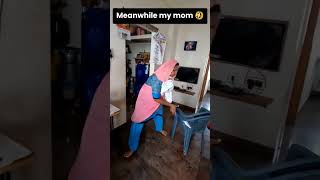 yedhavadhu thotuta avlodha 🤣mom reality 😆 avalumavanum funny comedy couple relatable shorts [upl. by Niltak487]