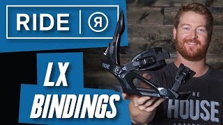 2018 Ride LX Snowboard Bindings  Review  TheHousecom [upl. by Eibmab]