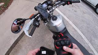 2003 YAMAHA XT225 DRIVING AROUND RABUN COUNTY GA GOPRO 23 [upl. by Birk164]