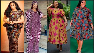 🔥GRAND STYLE TENUE AFRICAINE DE ROBE LONGUE MOYENNE 2024 WAXPAGNE AFRICAN CASUAL DRESS ANKARA GOWN [upl. by Ayotan]