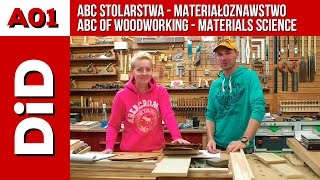 A01 ABC stolarstwa  materiałoznawstwo  ABC of woodworking  materials science [upl. by Ledoux]