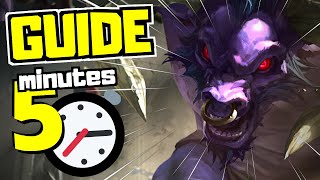 COMPLETE Alistar Guide Season 11 in less than 5 minutes  League of Legends Guide [upl. by Giavani452]