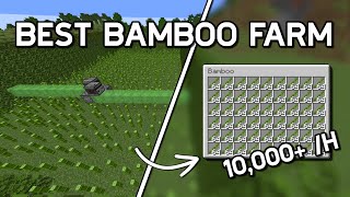 Best Bamboo Farm Minecraft 121  10000 per Hour [upl. by Ijic]