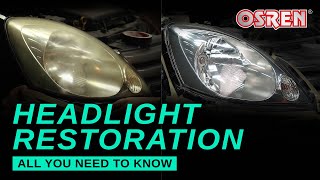 How to restore headlights  3 ways but which is the best [upl. by Noned]