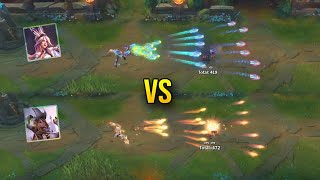 Admiral Battle Bunny Miss Fortune vs Prestige Bewitching Miss Fortune Skin Comparison  LoL [upl. by Ylrebmek]